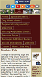 Mobile Screenshot of dogswithdisabilities.com